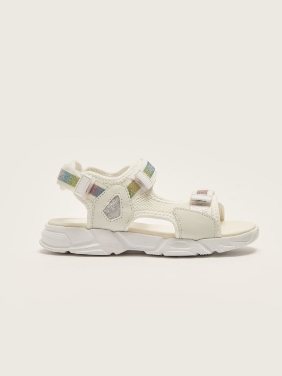 Girls Sandals With Double Straps Velcro