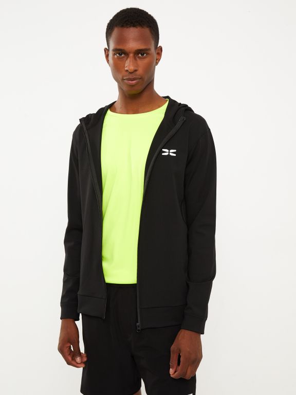 Slim Fit Hoodie Men's Sports Cardigan