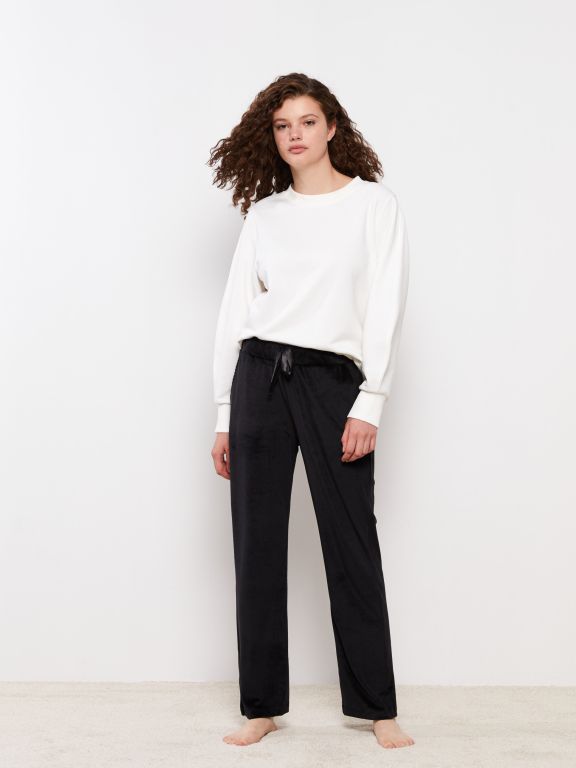 Women's Elastic Waist Regular Pajama Bottoms