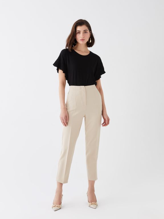 Women's Carrot Fit Regular Trousers