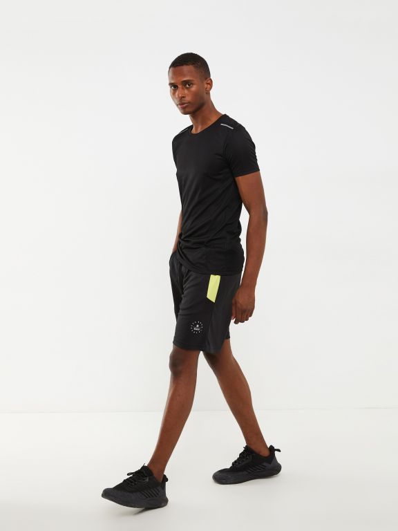 Crew Neck Short Sleeve Men's Sports T-Shirt