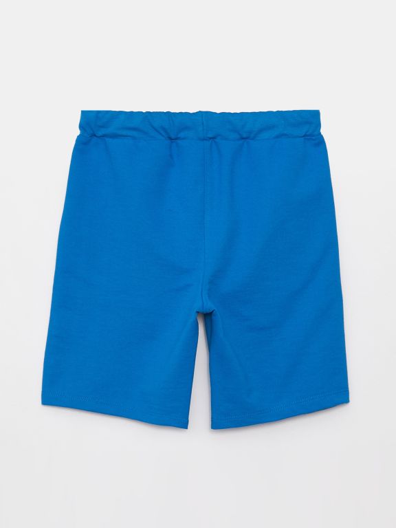 Sonic Printed Boys Shorts With Elastic Waist