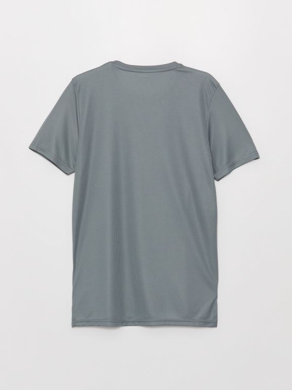 Crew Neck Short Sleeve Men's Sports T-Shirt