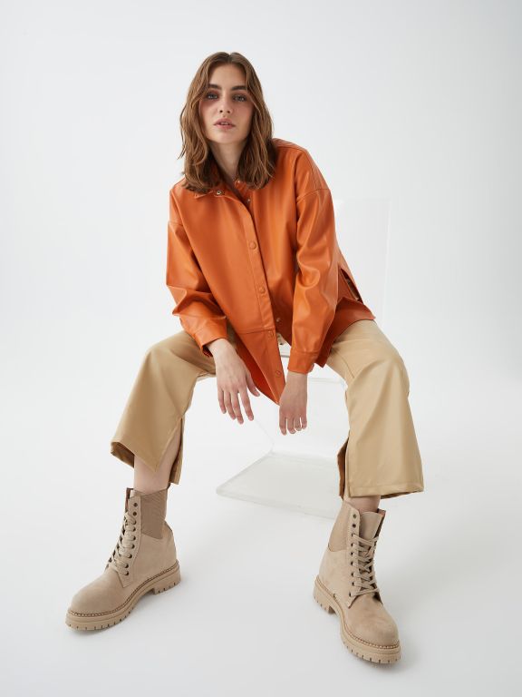 Thick Sole Lace-up Women's Boots