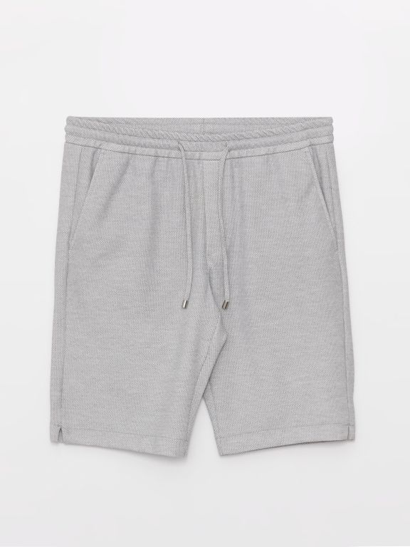 Slim Fit Binding Detail Men's Shorts