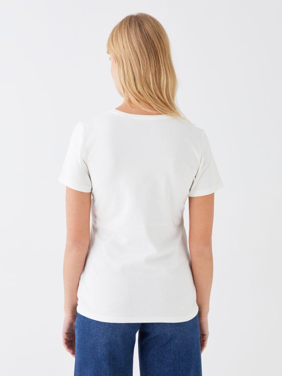 Crew Neck Regular Short Sleeve Women's T-shirt