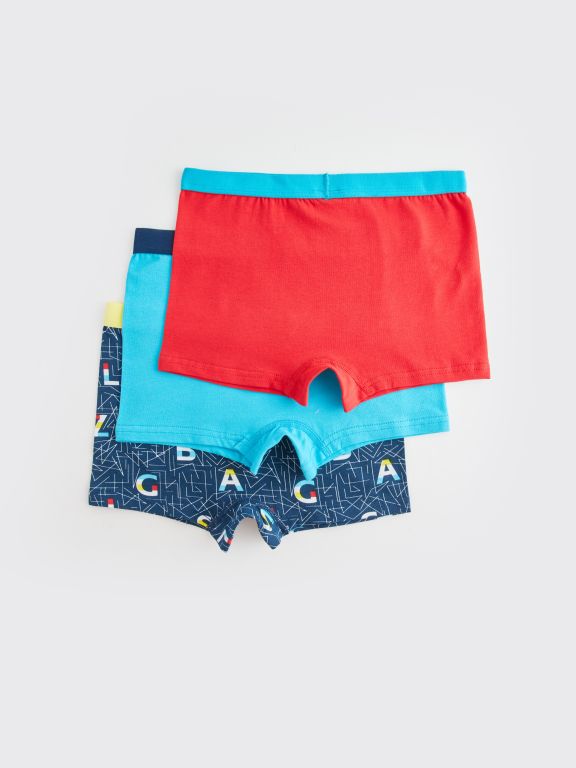 Printed Cotton Boy Boxer 3-Pack