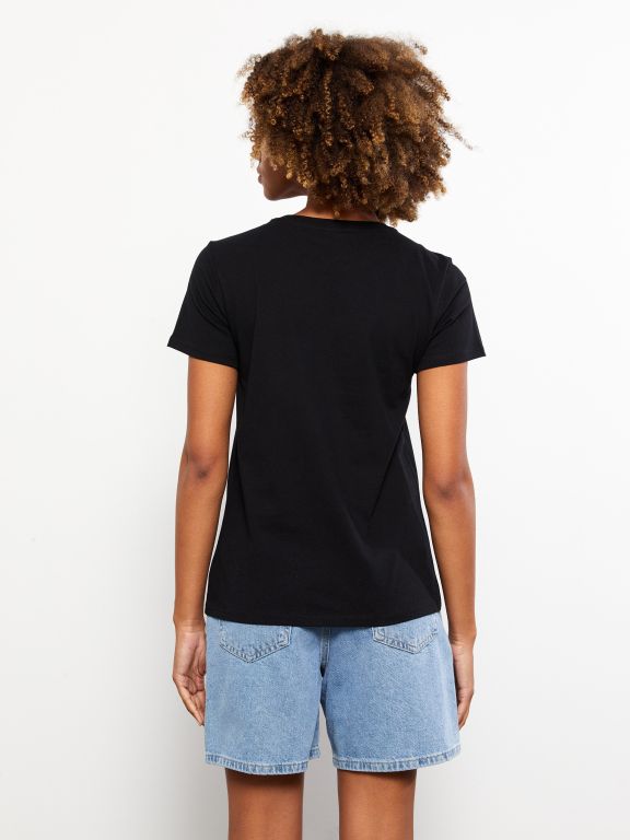 Crew Neck Regular Short Sleeve Women's T-shirt