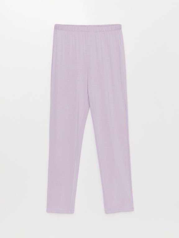 Women's V-Neck Lace Pajamas Set