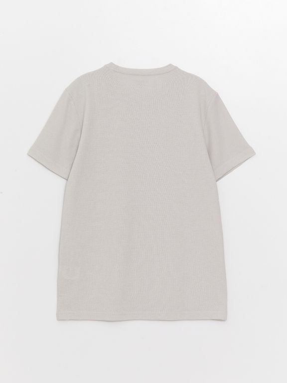 Crew Neck Short Sleeve Men's T-shirt