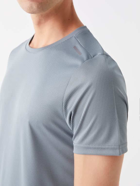 Crew Neck Short Sleeve Men's Sports T-Shirt