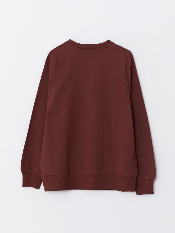 Crew Neck Regular Long Sleeve Women's Sweatshirt