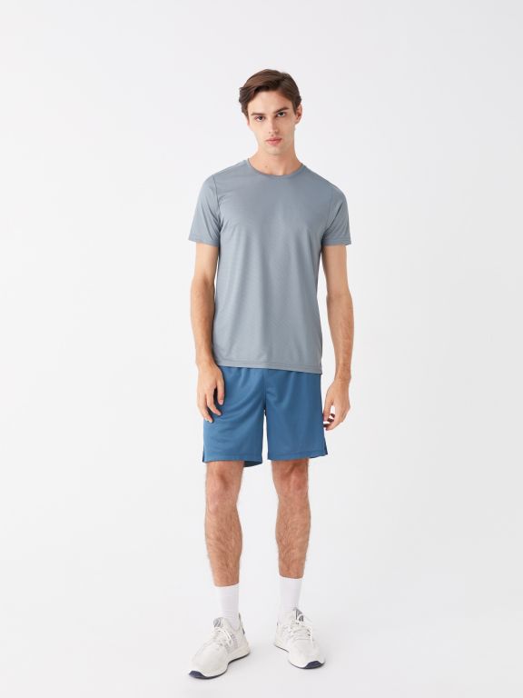 Crew Neck Short Sleeve Men's Sports T-Shirt