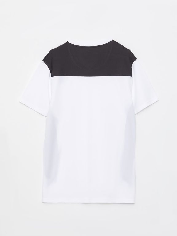 Crew Neck Short Sleeve Men's Sports T-Shirt