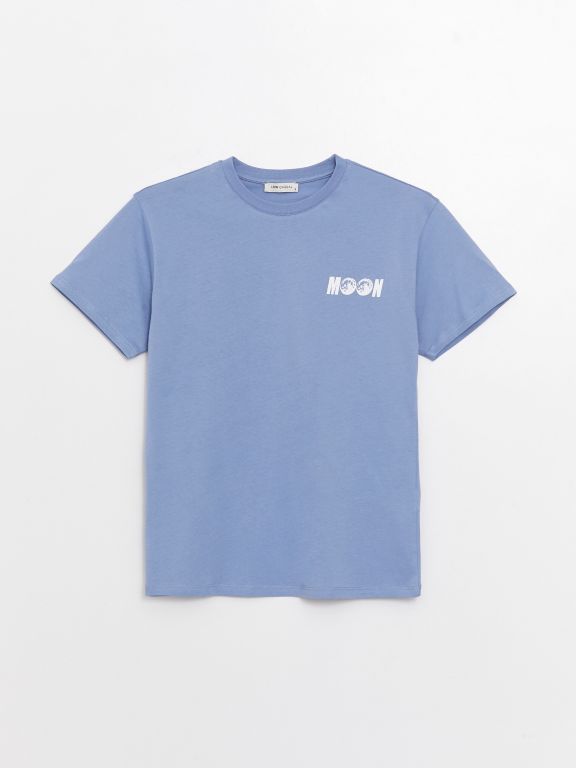 Crew Neck Printed Short Sleeve Women's T-shirt