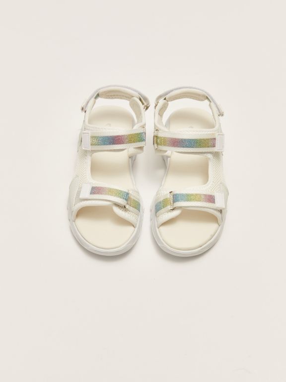 Girls Sandals With Double Straps Velcro