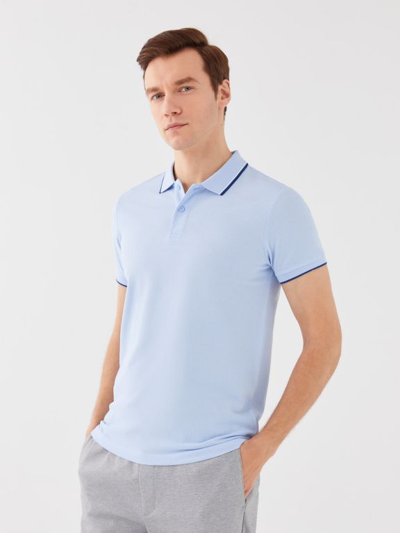 Polo Neck Short Sleeve Pike Men's T-shirt