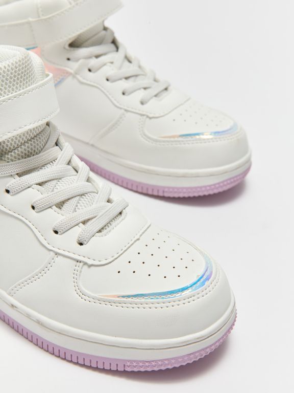 Lace and Velcro Ankle Boy Girl Sports Shoes