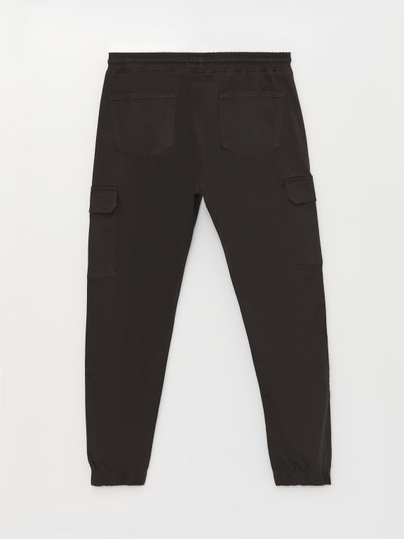 Slim Fit Gabardine Men's Jogger Trousers
