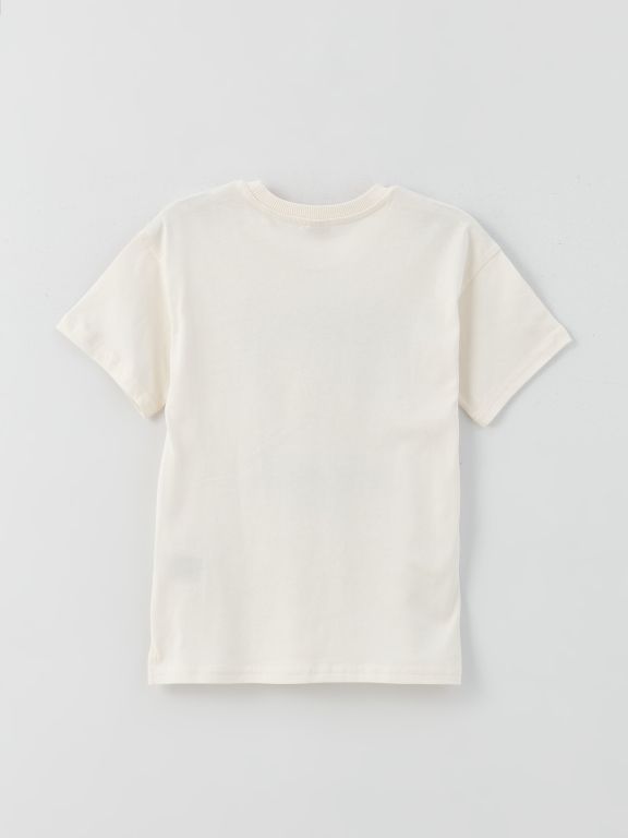 Comfortable Fit Crew Neck Printed Boys T-Shirt