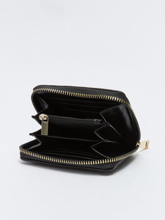 Leather Look Quilted Women Wallet