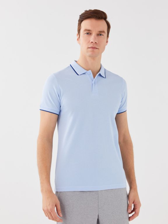 Polo Neck Short Sleeve Pike Men's T-shirt