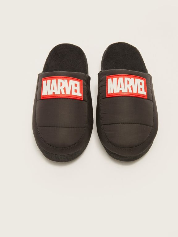 Marvel Licensed Patch Detailed Boy's House Slippers