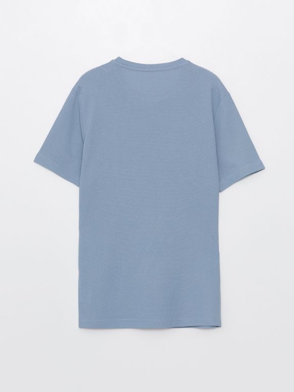 Crew Neck Short Sleeve Men's T-shirt