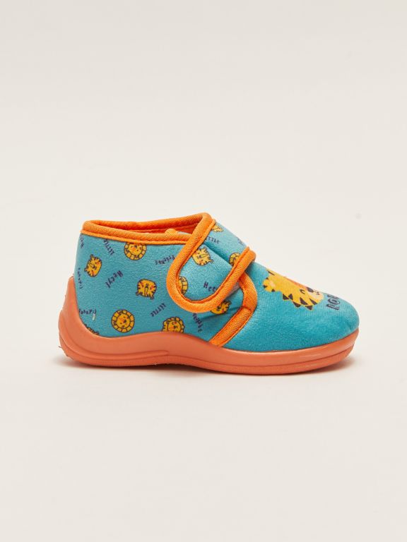 Printed Velcro Closure Baby Boy Panduf