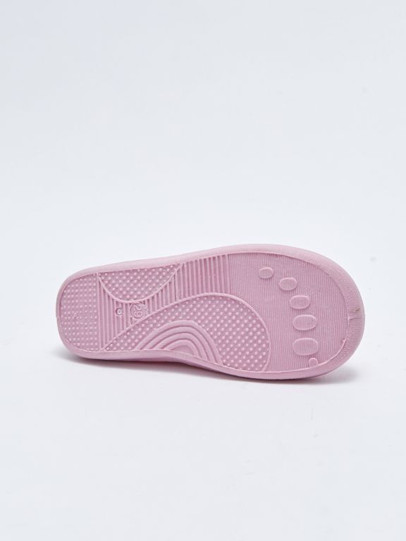 Printed Elastic Girl's Slippers