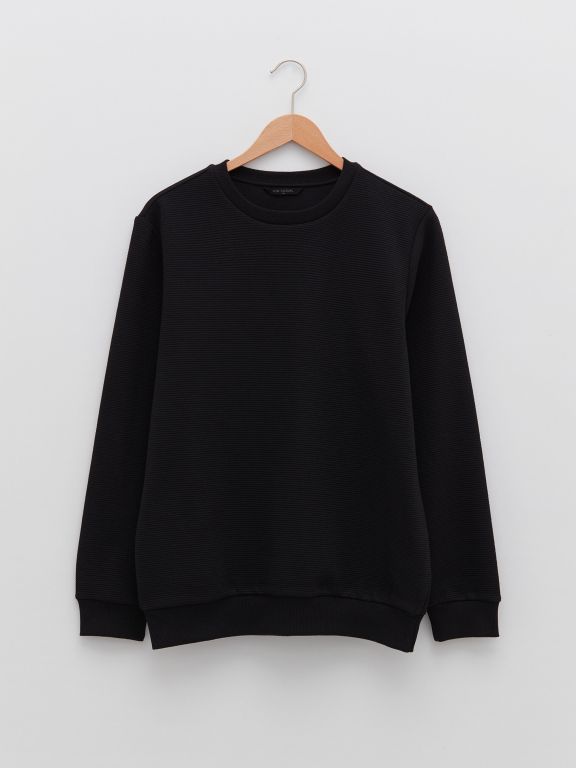 Crew Neck Long Sleeve Men's Sweatshirt
