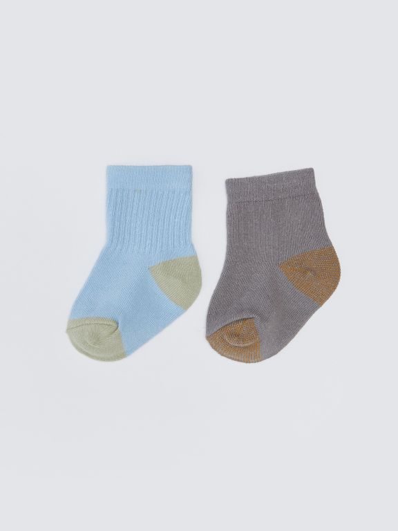Basic Baby Boy Socks 2 Pack