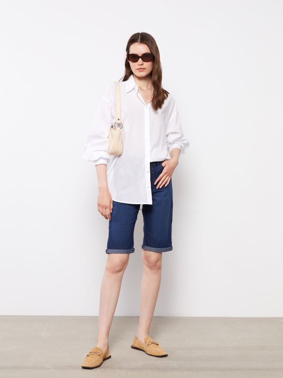 Slim Fit Straight Women's Rodeo Jean Shorts