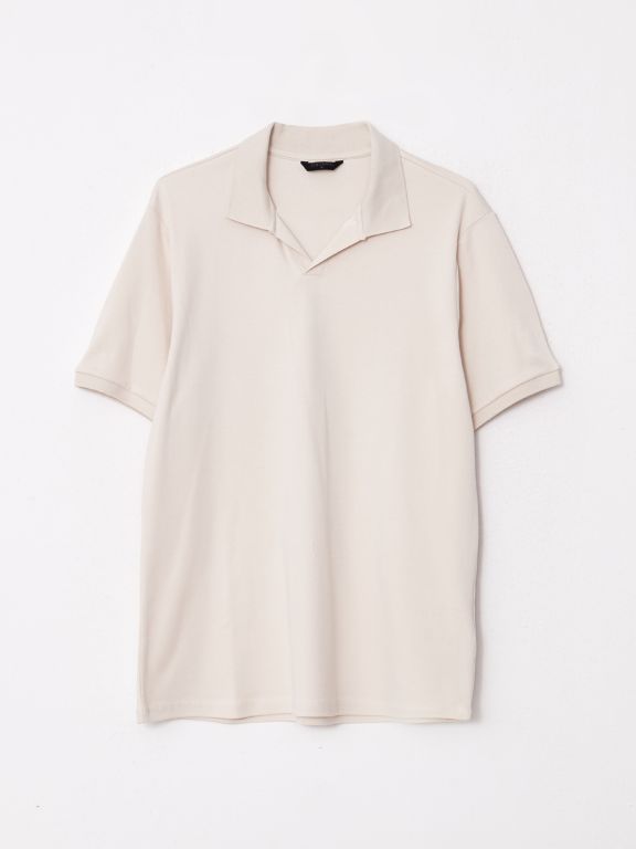 Polo Neck Short Sleeve Men's T-Shirt