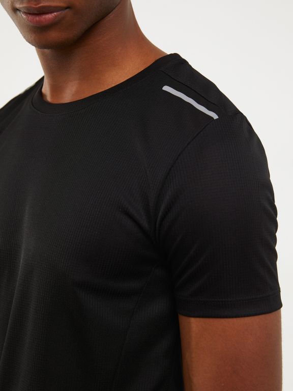 Crew Neck Short Sleeve Men's Sports T-Shirt