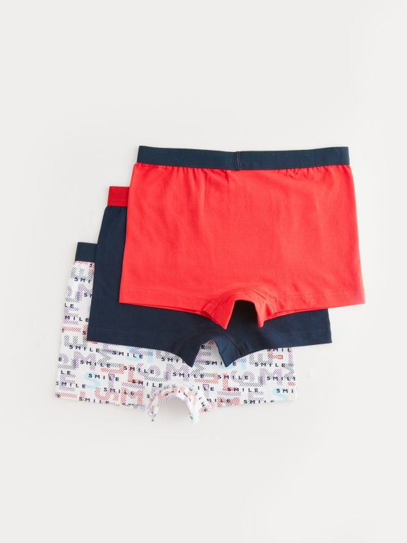 Printed Cotton Boy Boxer 3-Pack