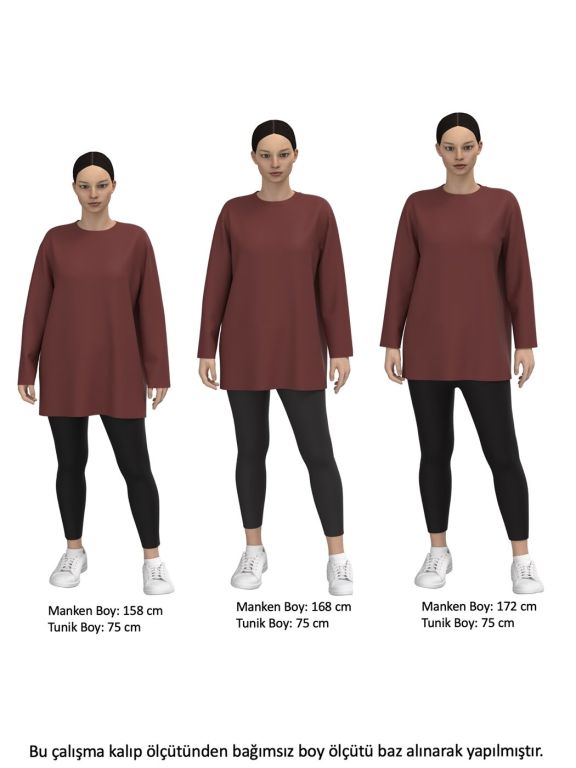 Shirt Collar Striped Long Sleeve Women's Tunic