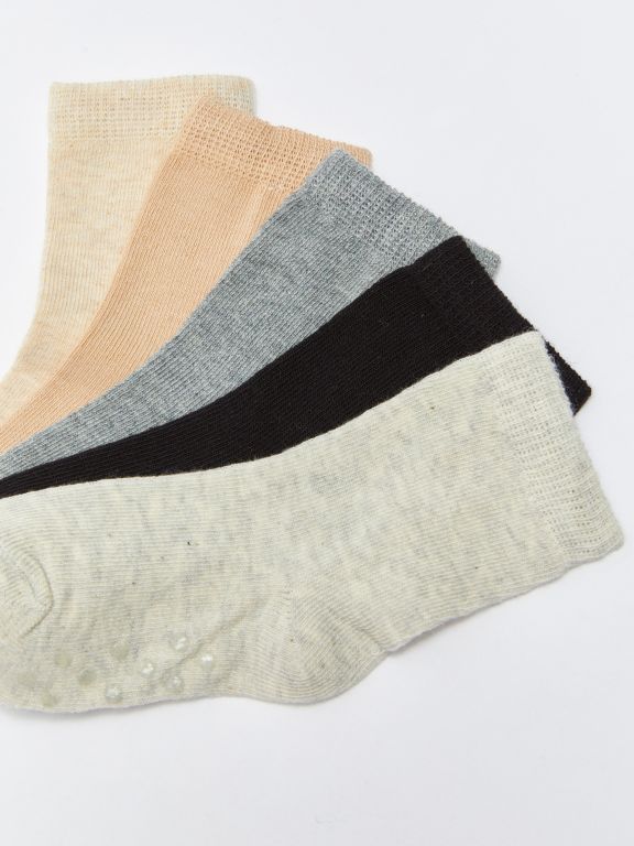 Basic Baby Boy Socket Socks 5-Pack