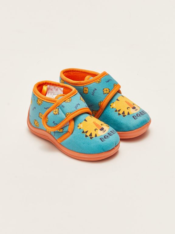 Printed Velcro Closure Baby Boy Panduf