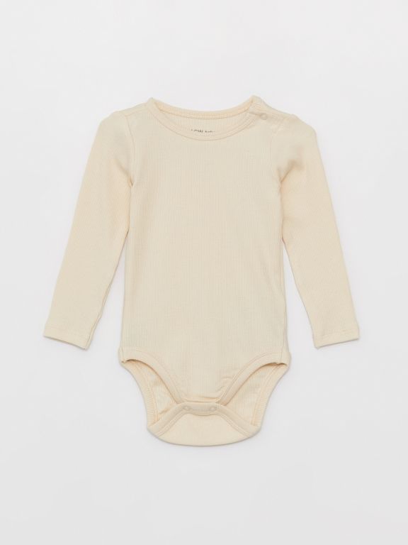 Crew Neck Baby Boy Snap Snap Body 2 Pack