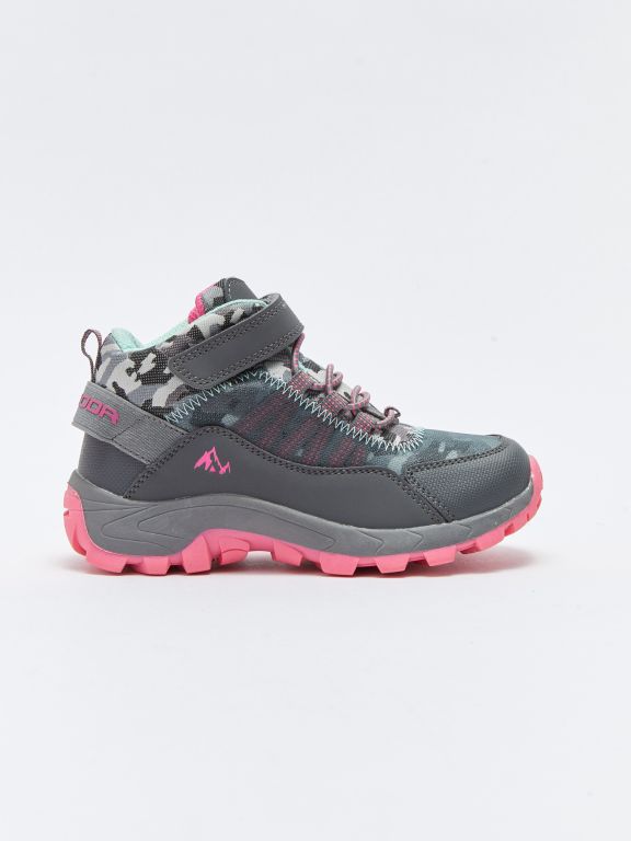 Lace-Up and Velcro Girls' Trekking Boots