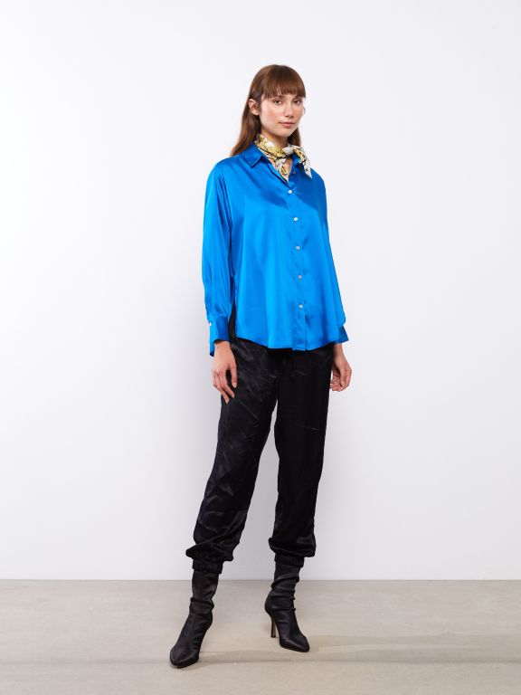 Patterned Satin Women's Bandana
