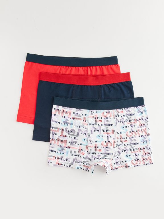 Printed Cotton Boy Boxer 3-Pack