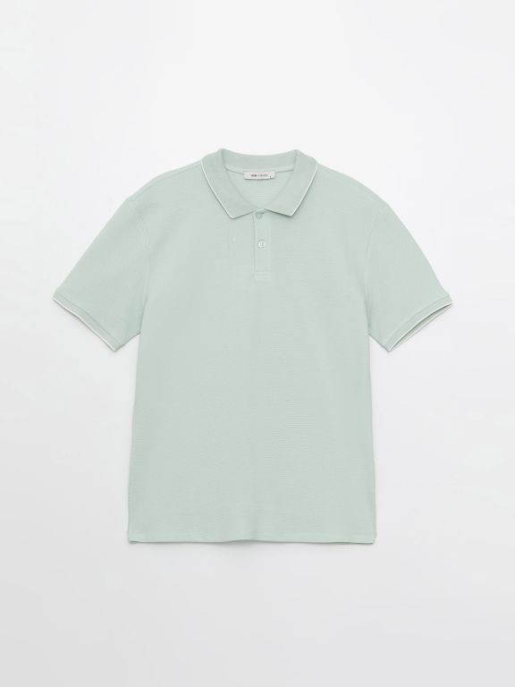 Polo Neck Short Sleeve Men's T-Shirt