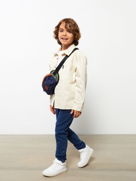Comfortable Fit Gabardine Boy Shirt