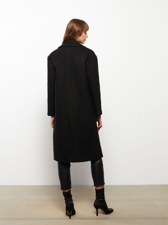 Jacket Collar Regular Long Sleeve Women's Cachet Coat