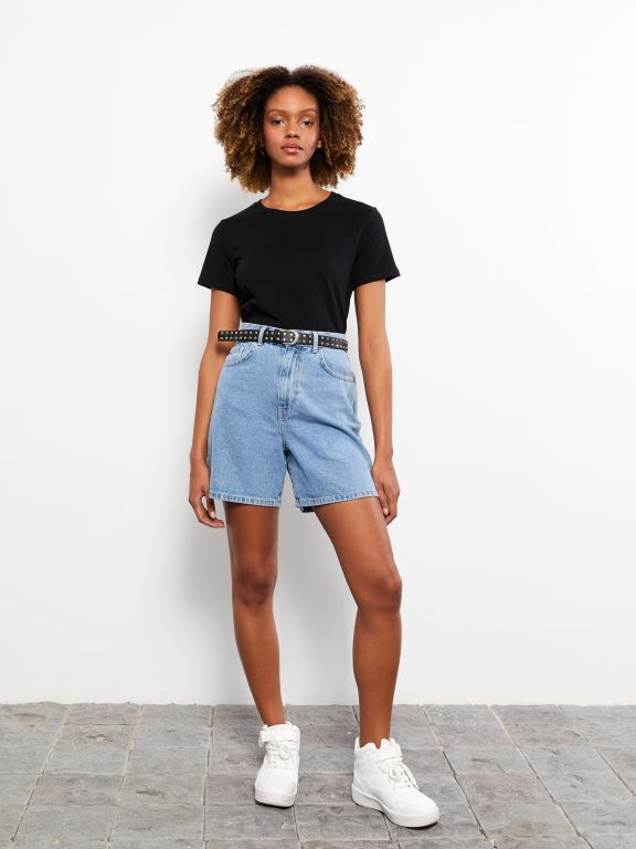 Crew Neck Regular Short Sleeve Women's T-shirt