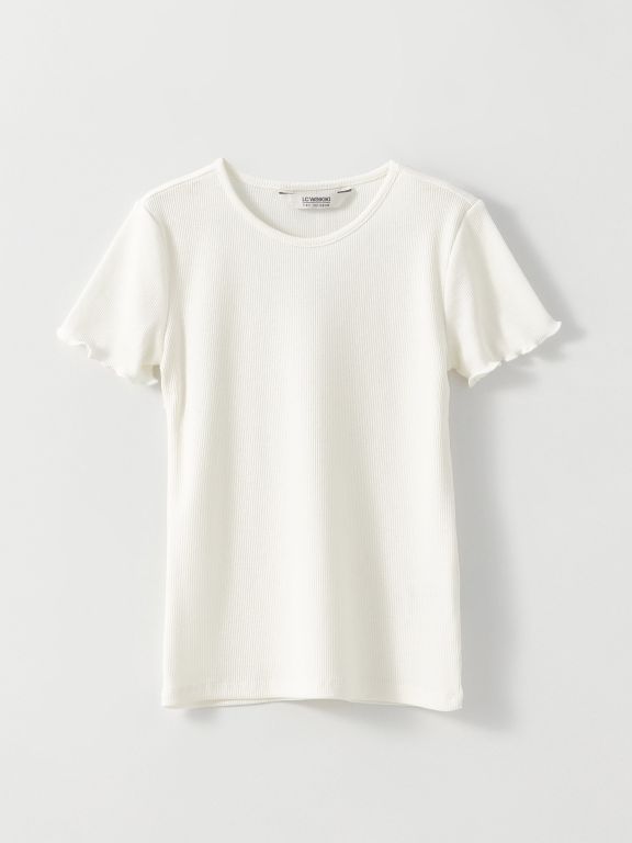 Crew Neck Girls T-Shirt and Dress