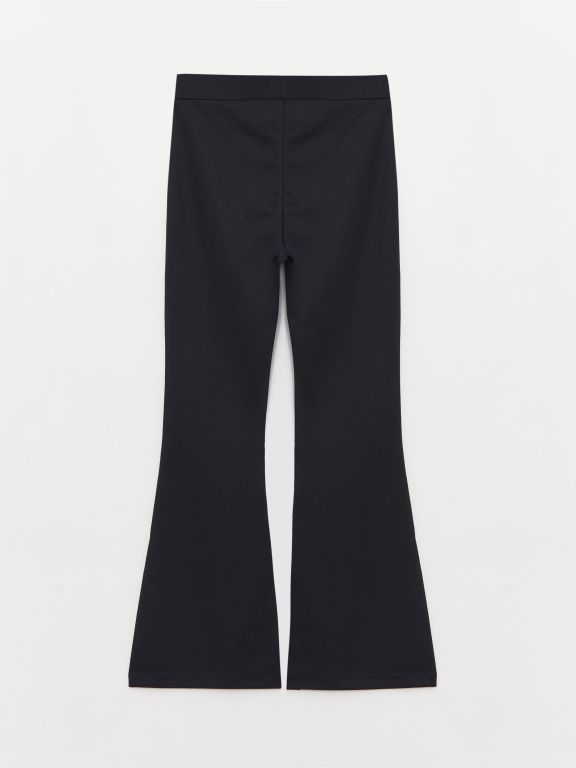Elastic Waist Slim Fit Women's Trousers