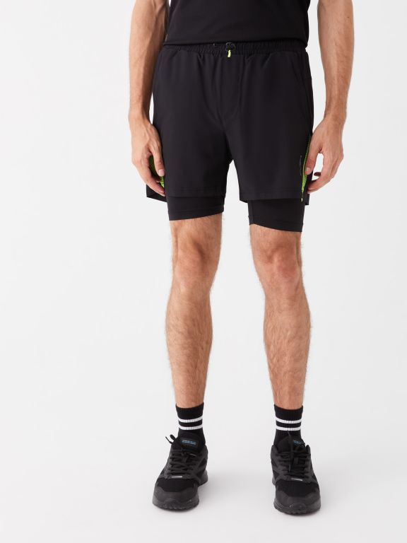 Slim Fit Men's Tights Shorts